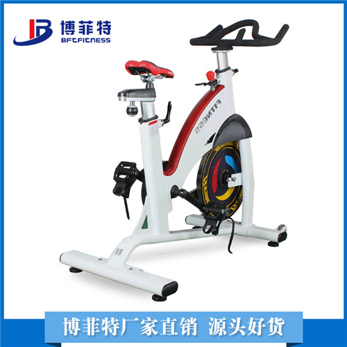 BSE01动感单车（白色）健身房豪华商用动感单车批大图展示2