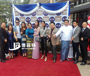缅甸客户健身房开业-并表示采购健身器材就找桃子视频官网版在线播放